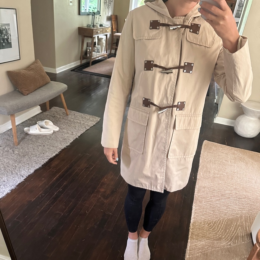 Michaels Tan Toggle Trench Coat
